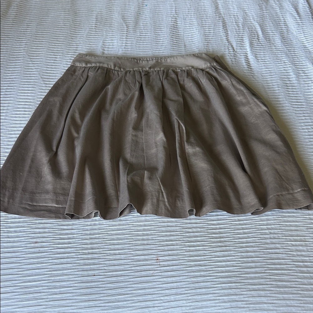 J. Crew Taupe Mini Skirt